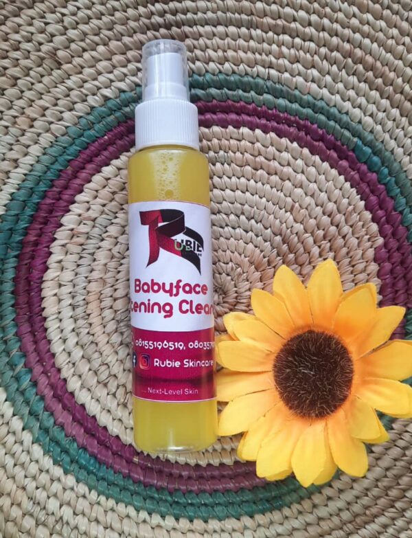 rubieskincare-babyface-whitening-cleaner